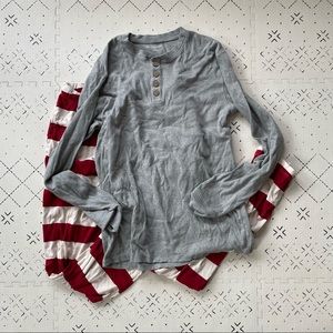 Burt’s Bees Family PJs- Men Rugby Stripe